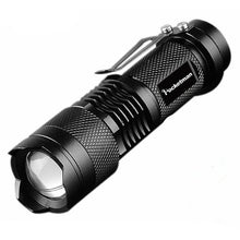Load image into Gallery viewer, Drop Shipper Promotion Set! LED Flashlight T6 Tactical flashlight + Q5 Mini Torch Lanterna Zoomable Waterproof Flashlight Bike